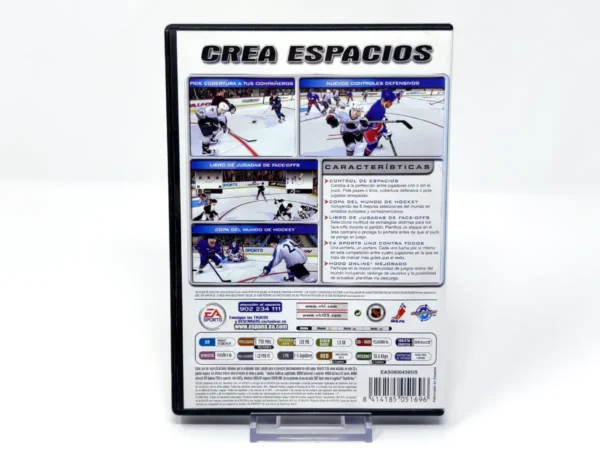 Parte trasera de NHL 2005 (ESP) para PC, edición PAL España