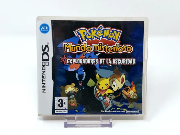 Portada de Pokémon Mundo Misterioso: Exploradores de la Oscuridad (ESP) para Nintendo DS, edición PAL España, de segunda mano
