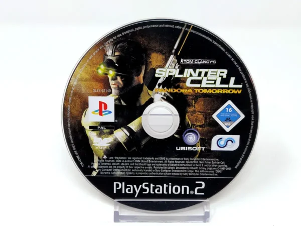 Tom Clancy's Splinter Cell: Pandora Tomorrow (ESP) (Disco) para PlayStation 2, edición PAL España, de segunda mano
