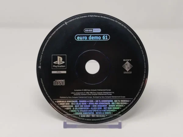 Euro Demo 61 para PlayStation 1, de segunda mano