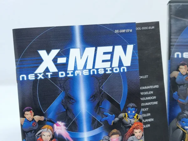 Lateral de la caja de X-Men: Next Dimension (ESP) para Nintendo GameCube