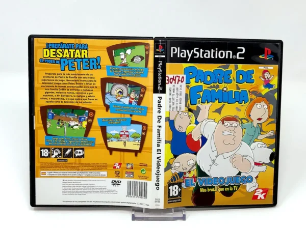 Padre de Familia: El Videojuego (ESP) (Carátula) (Rebajado) para PlayStation 2, edición PAL España, de segunda mano