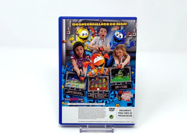 Parte trasera de Buzz! Junior: Robot Mania (ESP) (Promo) para PlayStation 2, edición PAL España