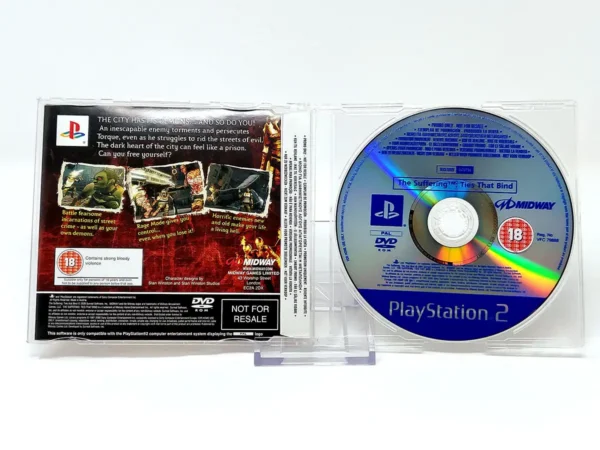 Parte trasera de The Suffering: Ties That Bind (EUR) (Promo) para PlayStation 2