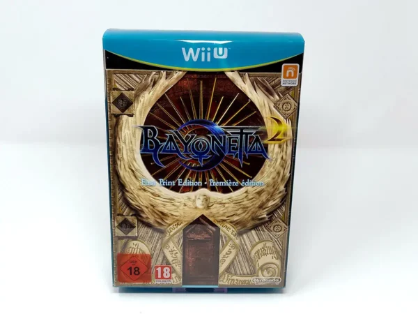Portada de Bayonetta 2 (First Print Edition) (ESP) para Nintendo Wii U, edición PAL España, de segunda mano