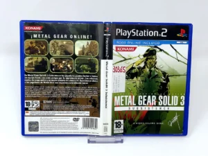Metal Gear Solid 3: Subsistence (ESP) (Carátula)