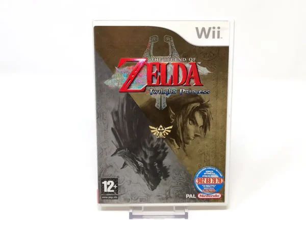Portada de The Legend of Zelda: Twilight Princess (ESP) para Nintendo Wii, edición PAL España, de segunda mano