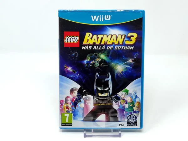 Portada de LEGO Batman 3: Beyond Gotham (ESP) (Precintado) para Nintendo Wii U, edición PAL España, nuevo