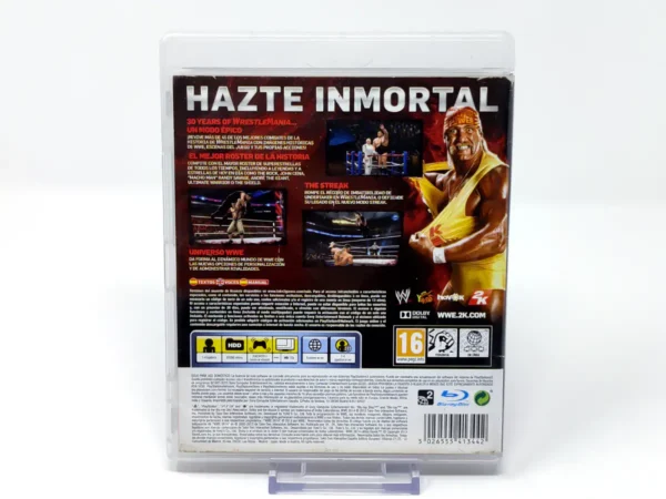Parte trasera de WWE 2K14 (ESP) (Rebajado) para PlayStation 3, edición PAL España