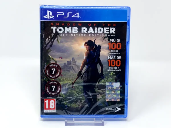 Portada de Shadow of the Tomb Raider (Definitive Edition) (ESP) (Precintado) para PlayStation 4, edición PAL España, nuevo
