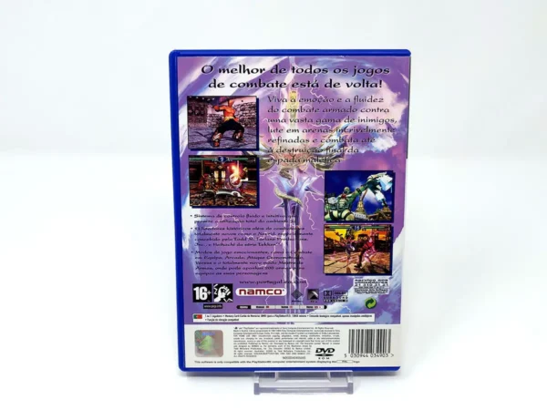 Parte trasera de Soulcalibur II (POR) (Rebajado) para PlayStation 2, edición PAL Portugal