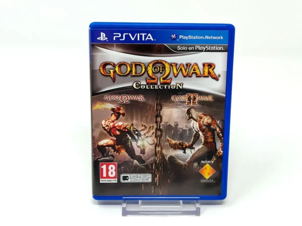 Portada de God of War Collection (ESP) para PS Vita, edición PAL España, de segunda mano