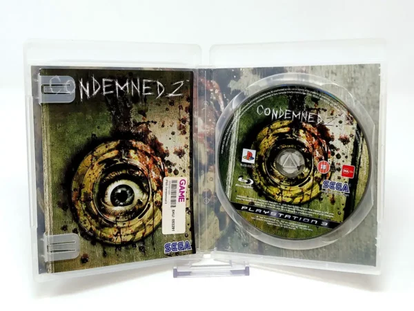 Interior del juego Condemned 2 (ESP) (Rebajado) para PlayStation 3 con disco y manual
