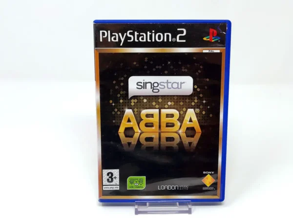 Portada de SingStar ABBA (UK) para PlayStation 2, edición PAL UK, de segunda mano