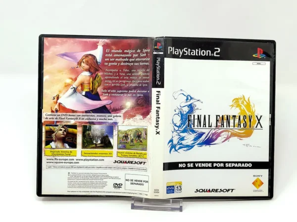 Final Fantasy X (ESP) (v2) (Carátula) para PlayStation 2, edición PAL España, de segunda mano