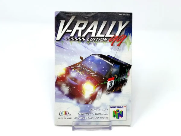 V-Rally: Edition 99 (ESP) (Manual) para Nintendo 64, edición PAL España, de segunda mano