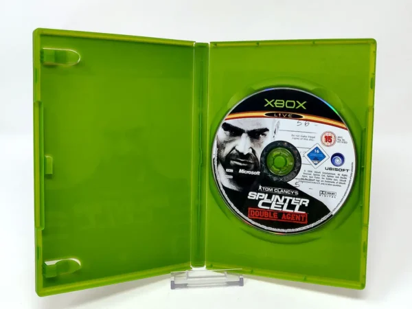 Interior del juego Tom Clancy's Splinter Cell: Double Agent (ESP) (Rebajado) para XBOX con disco y manual