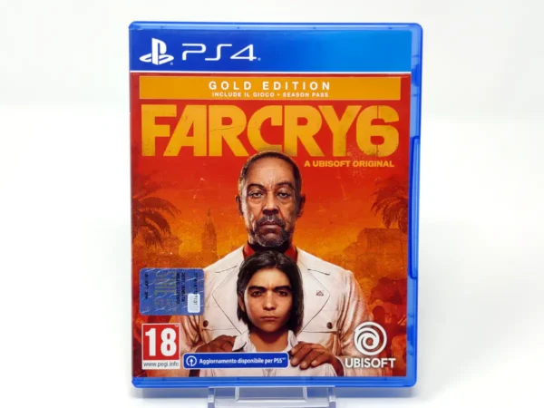 Portada de Far Cry 6 (Gold Edition) (ITA) para PlayStation 4, edición PAL Italia, de segunda mano