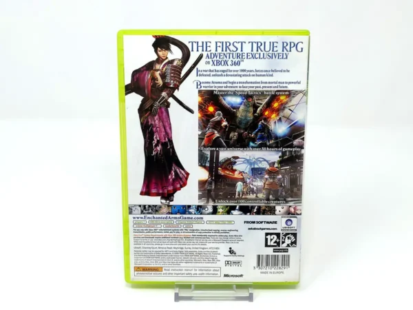 Parte trasera de Enchanted Arms (UK) (Rebajado) para XBOX 360, edición PAL UK
