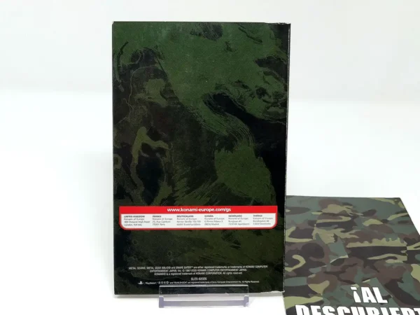 Metal Gear Solid 3: Snake Eater (ESP) (Manual) para PlayStation 2, edición PAL España, de segunda mano
