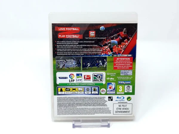 Parte trasera de FIFA 12 (FRA) para PlayStation 3, edición PAL Francia