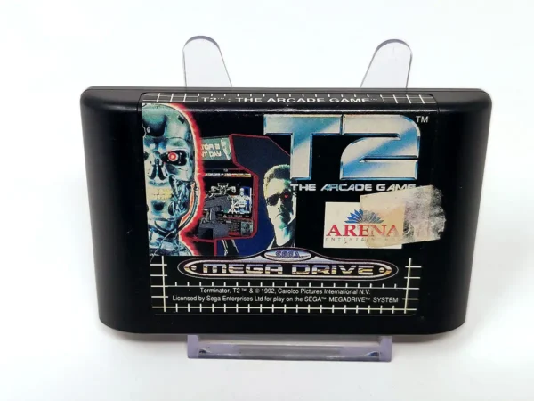 T2: The Arcade Game (EUR) (Cartucho) para Sega Mega Drive, edición PAL España, de segunda mano
