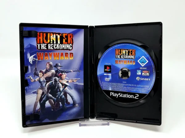 Interior del juego Hunter: The Reckoning - Wayward (FRA) para PlayStation 2 con disco y manual