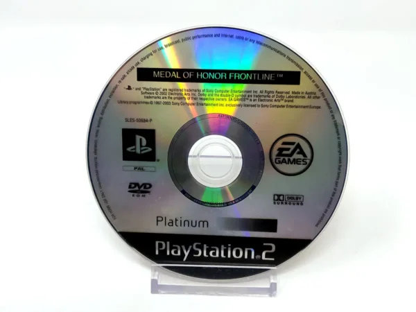 Medal of Honor: Frontline (ESP) (Disco) (Platinum) para PlayStation 2, edición PAL España, de segunda mano