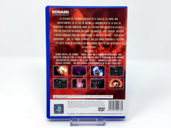 Parte trasera de 7 Blades (ESP) (v2) para PlayStation 2, edición PAL España