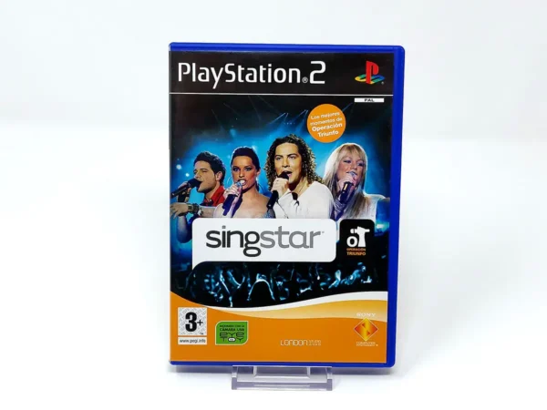 Portada de SingStar Operación Triunfo (ESP) (Promo) para PlayStation 2, edición PAL España, de segunda mano