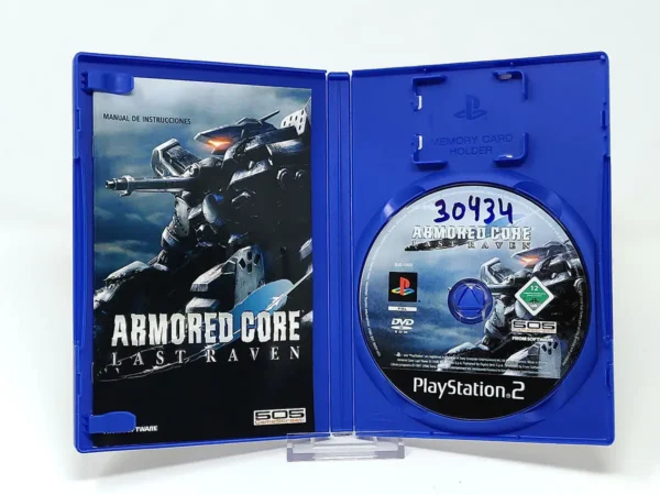 Interior del juego Armored Core: Last Raven (ESP) (Rebajado) para PlayStation 2 con disco y manual