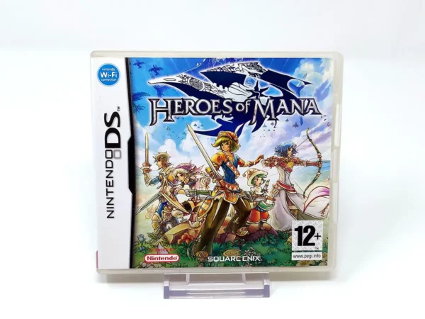 Portada de Heroes of Mana (ESP) para Nintendo DS, edición PAL EUR, de segunda mano