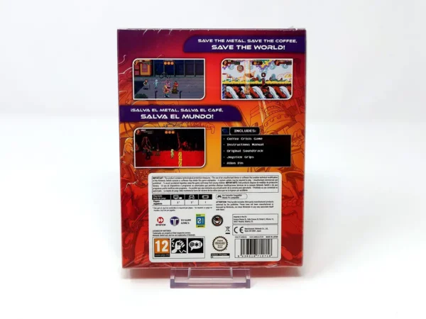 Parte trasera de Coffee Crisis: Special Edition (ESP) (Precintado) para Nintendo Switch, edición PAL España