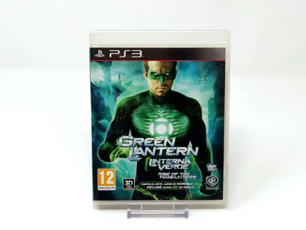 Portada de Green Lantern: Rise of the Manhunters (ESP) para PlayStation 3, edición PAL España, de segunda mano