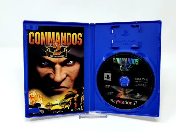 Lateral de la caja de Commandos 2: Men of Courage (ESP) (v2) para PlayStation 2