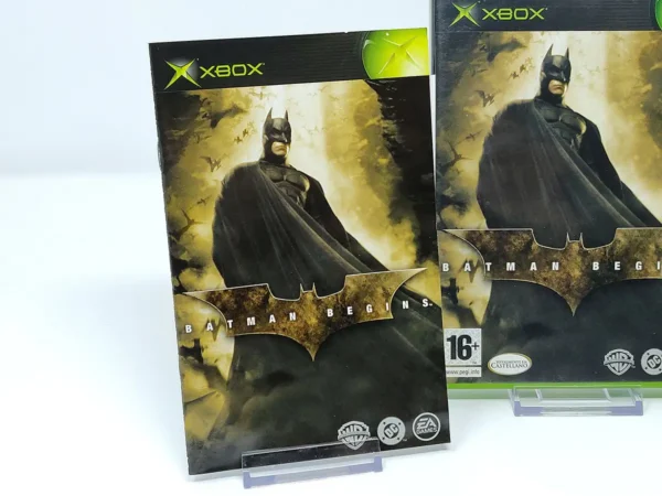Lateral de la caja de Batman Begins (ESP) para XBOX