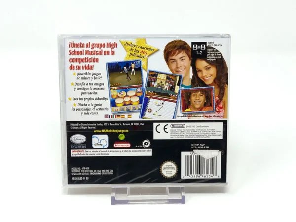 Parte trasera de High School Musical: ¡Prepárate para el musical! (ESP) (Precintado) para Nintendo DS, edición PAL España
