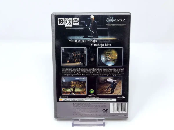 Parte trasera de Hitman 2: Silent Assassin (ESP) (Platinum) (Rebajado) para PlayStation 2, edición PAL España