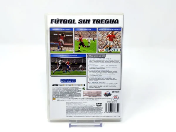 Parte trasera de FIFA Football 2005 (ESP) (Rebajado) para PlayStation 2, edición PAL España