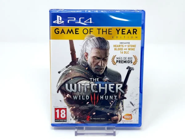 Portada de The Witcher 3  - Wild Hunt GOTY Edition (ESP) (Precintado) para PlayStation 4, edición PAL España, nuevo