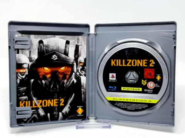 Interior del juego Killzone 2 (ESP) (Platinum) para PlayStation 3 con disco y manual