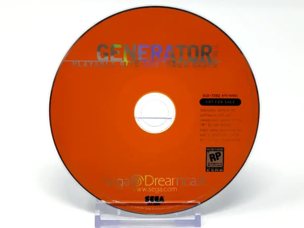 Generator Vol. 1 (USA) (Disco) para Sega Dreamcast, edición NTSC USA, de segunda mano