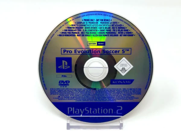 Portada de Pro Evolution Soccer 5 (ESP) (Promo) (Disco) para PlayStation 2, edición PAL España, de segunda mano