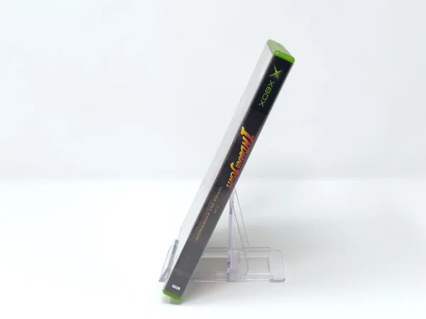 Lateral de la caja de Indiana Jones y la Tumba del Emperador (ESP) para XBOX