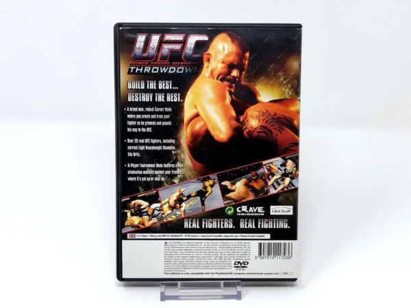 Parte trasera de UFC: Throwdown (UK) (Rebajado) para PlayStation 2, edición PAL UK