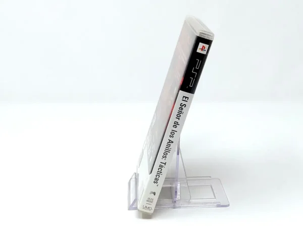 Lateral de la caja de El Señor de los Anillos: Tácticas (ESP) para PSP