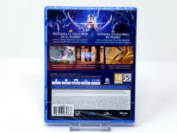 Parte trasera de Prince of Persia: The Lost Crown (ESP) (Precintado) para PlayStation 4, edición PAL España