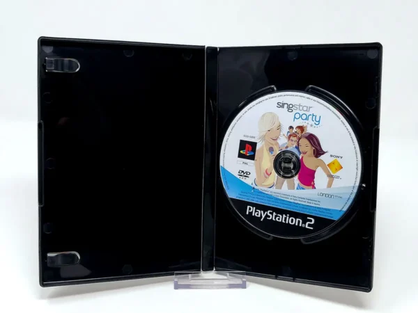 Interior del juego SingStar Party (ESP) (Versión 2) (Rebajado) para PlayStation 2 con disco y manual