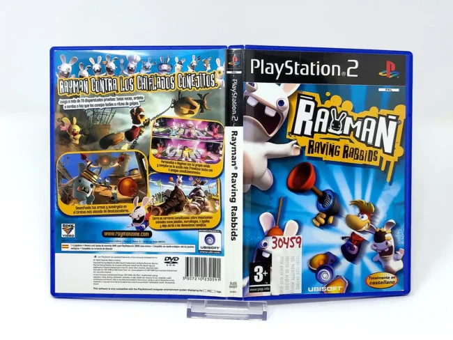Rayman: Raving Rabbids (ESP) (Carátula) (Rebajado)