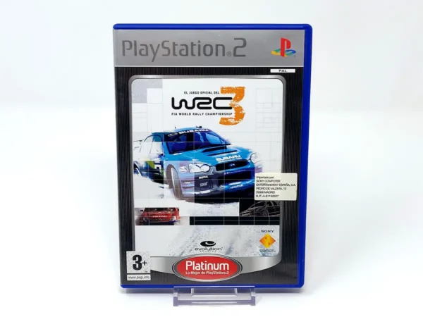 Portada de WRC 3: El Juego Oficial del FIA World Rally Championship (ESP) (Platinum) para PlayStation 2, edición PAL España, de segunda mano